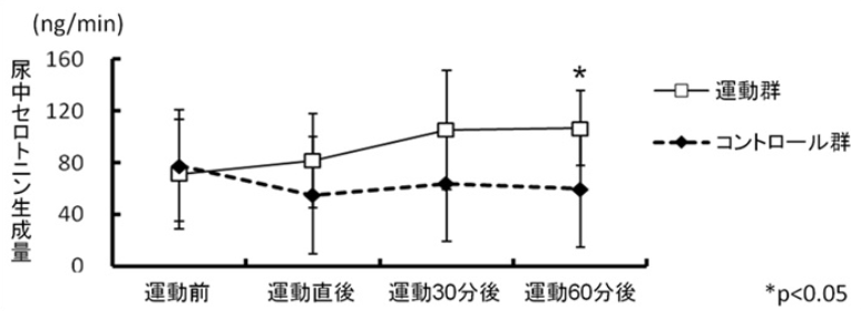運動とセロトニン